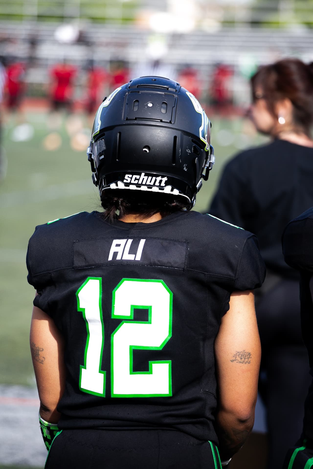 Phantomz number 12 watches from the sideline