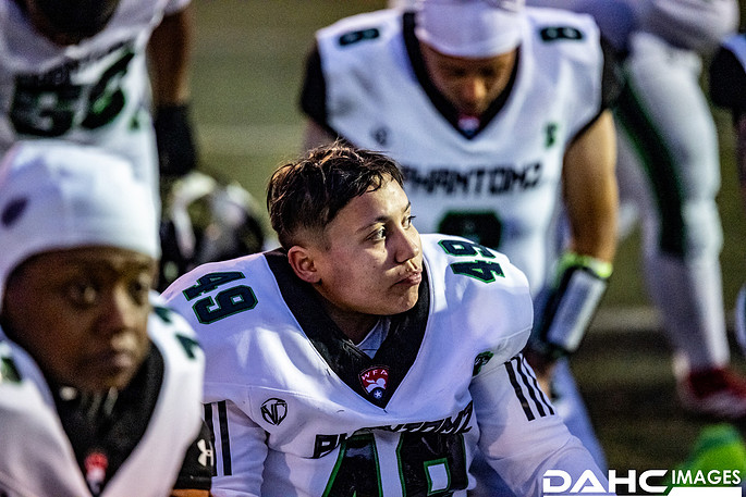Phantomz athlete focused on the sideline